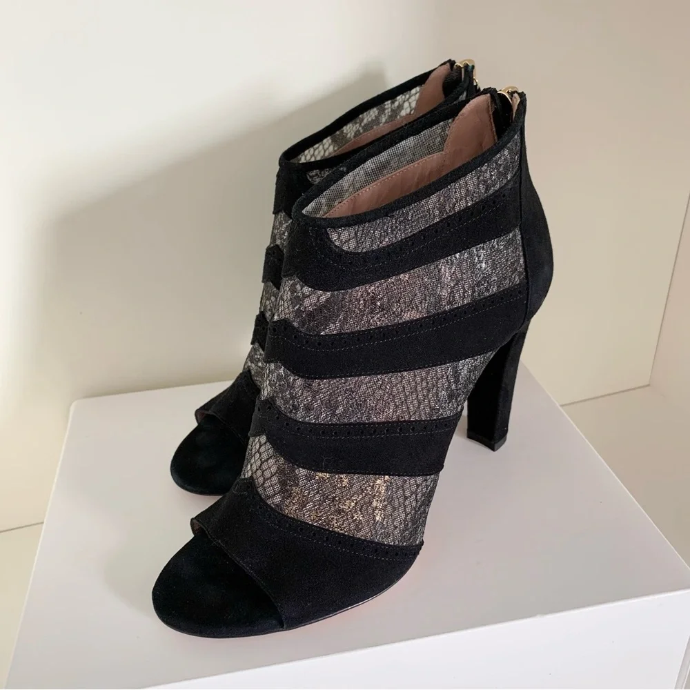 Jean-Michel Cazabat lace Oxford booties
